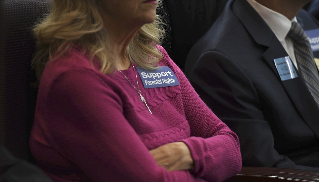 Gov. Ron DeSantis, R-Fla., warned that a 2020 law requiring parental consent for abortions would be eliminated if voters approve a 2024 abortion ballot initiative. But this isn’t a foregone conclusion and would likely be decided by the courts. (AP)